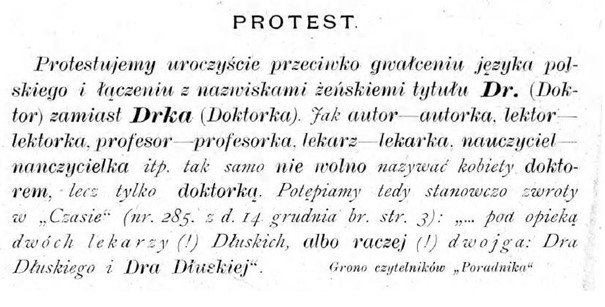 Poradnik Językowy z 1904 r.