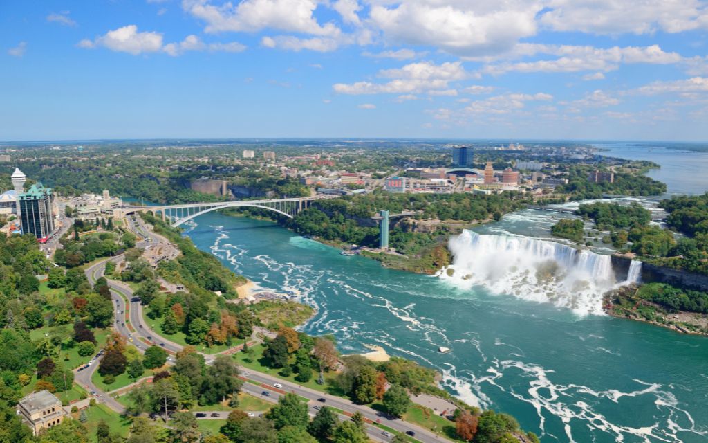 Wodospad Niagara w Kanadzie i USA