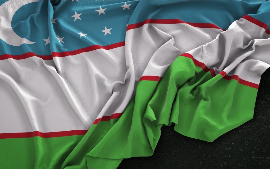 flaga Uzbekistanu