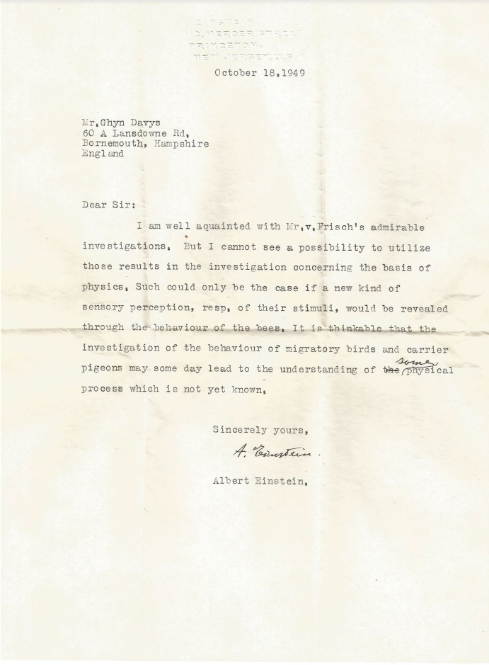 List Einsteina