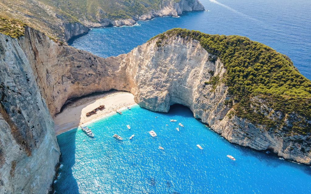 Wyspa grecka pięknie