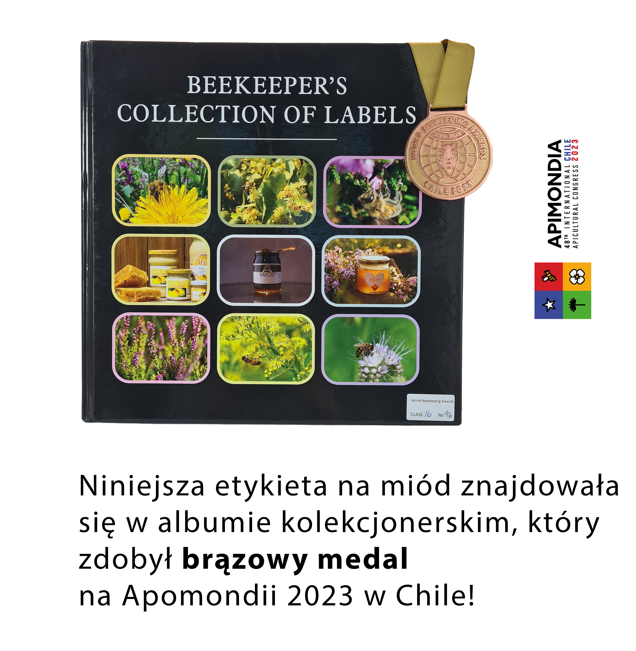 Apimondia 2023 - brązowy meal za album z etykietami