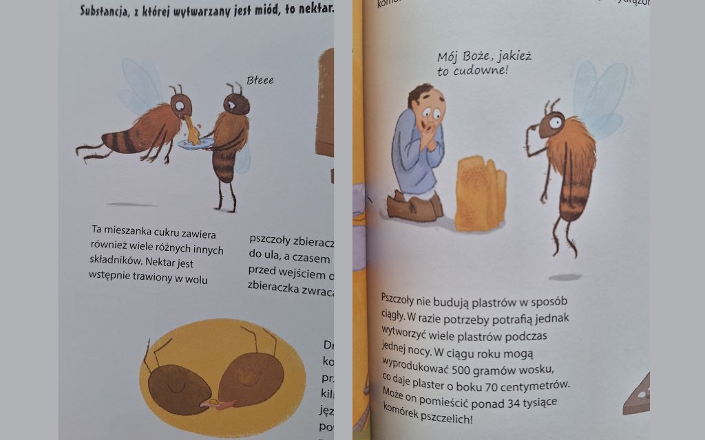 humor ksiązka o pszczołach