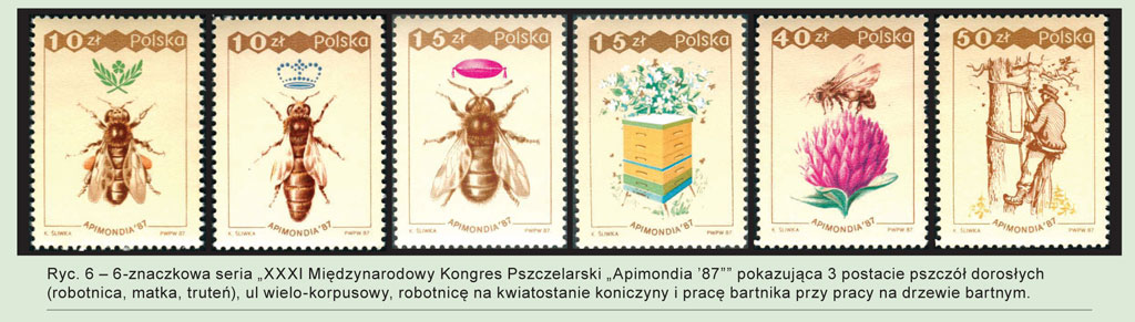 Pasieka w klaserze - polskie znaczki pocztowe o tematyce pszczelarskiej