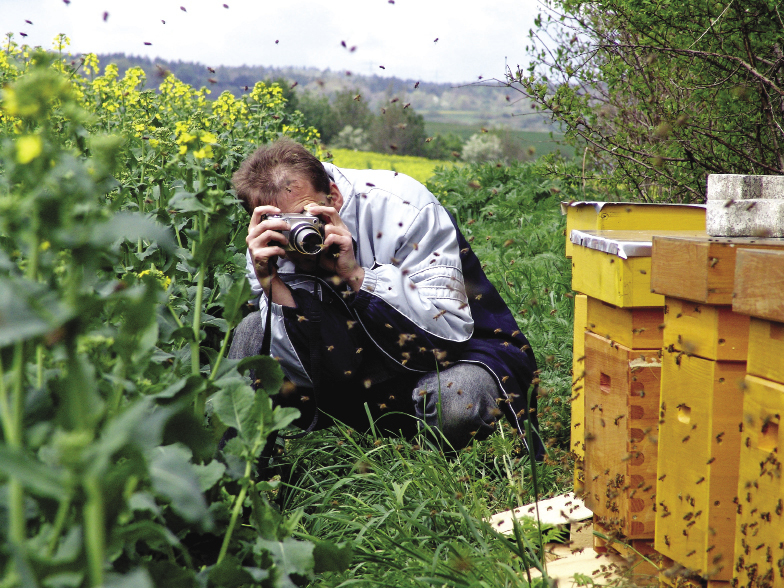Pan Krzysztof pasjonuje się również fotografowaniem. Jest autorem zdjęć publikowanych w „Pasiece” oraz różnego rodzaju publikacjach pszczelarskich. Jest to nie tylko próba uchwycenia piękna pszczelarskiej natury, lecz również sposób na wyrażenie swojego bogatego wnętrza.